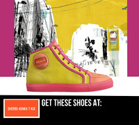 Sporty High Top Sneakers: Sherbi