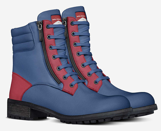 Zip Military Boots