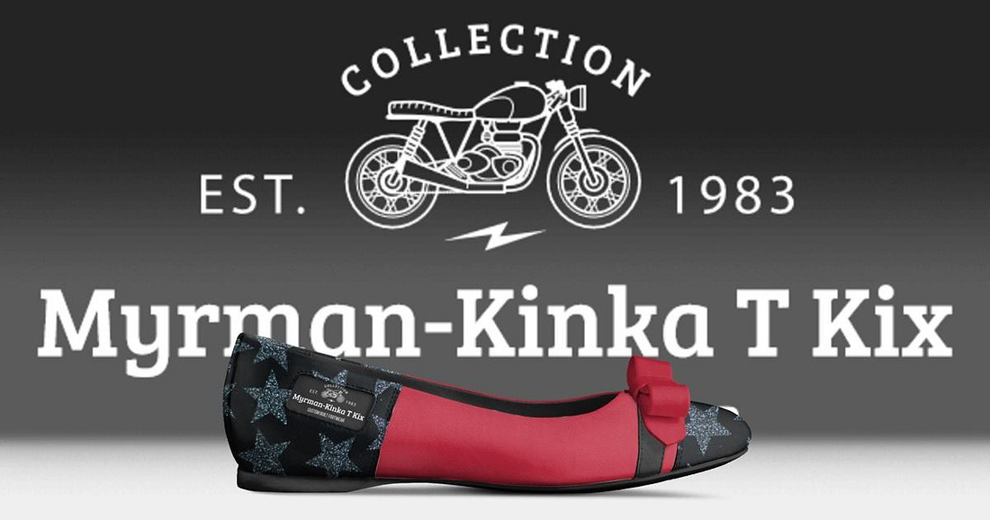 Myrman - Kinka T Kix original Italian leather shoe line.