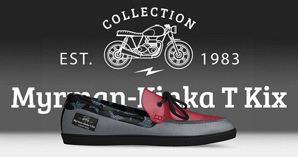 Myrman - Kinka T Kix original Italian leather shoe line.