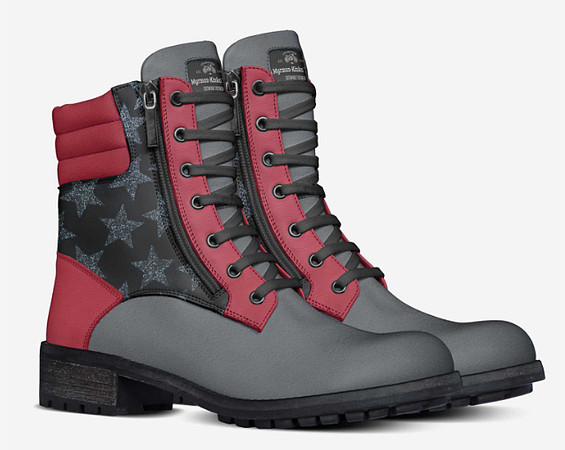 Zip Military Boots
