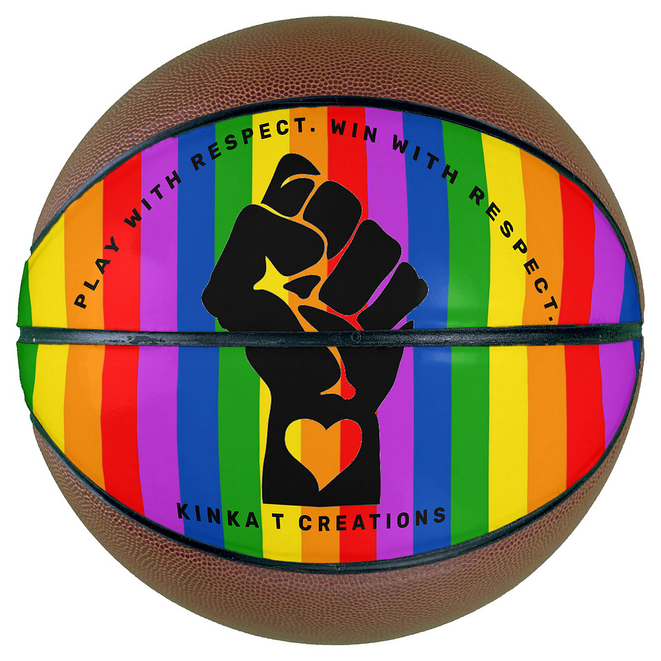 ($98.25) Hand Stitched Basketball: Play With Respect. Win With Respect.