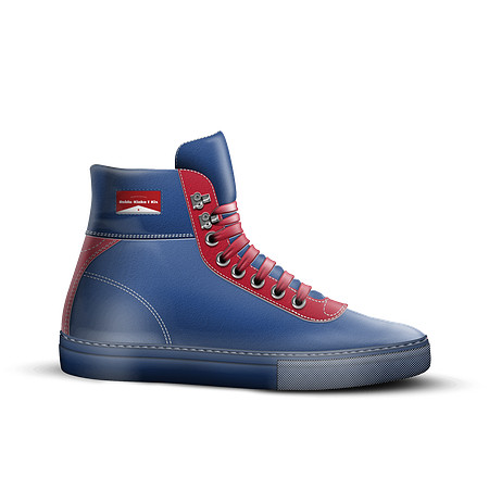 ($239) High Top Polo Sneakers: Reblu