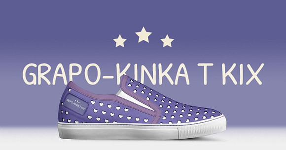 Grapo - Kinka T Kix original Italian leather shoe line.