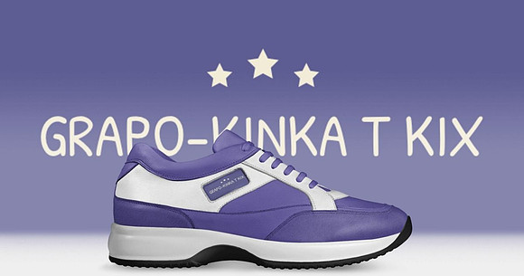 Grapo - Kinka T Kix original Italian leather shoe line.