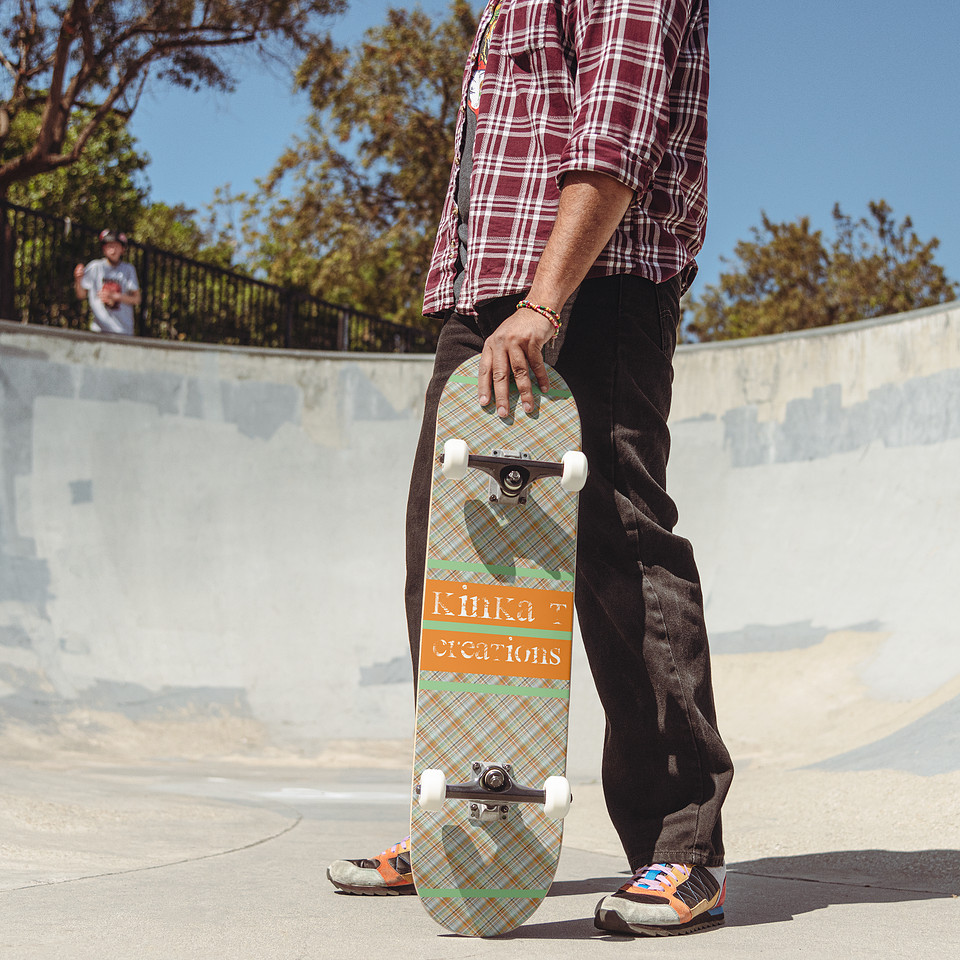 Aston Plaids - Skateboard [discounts on check out]