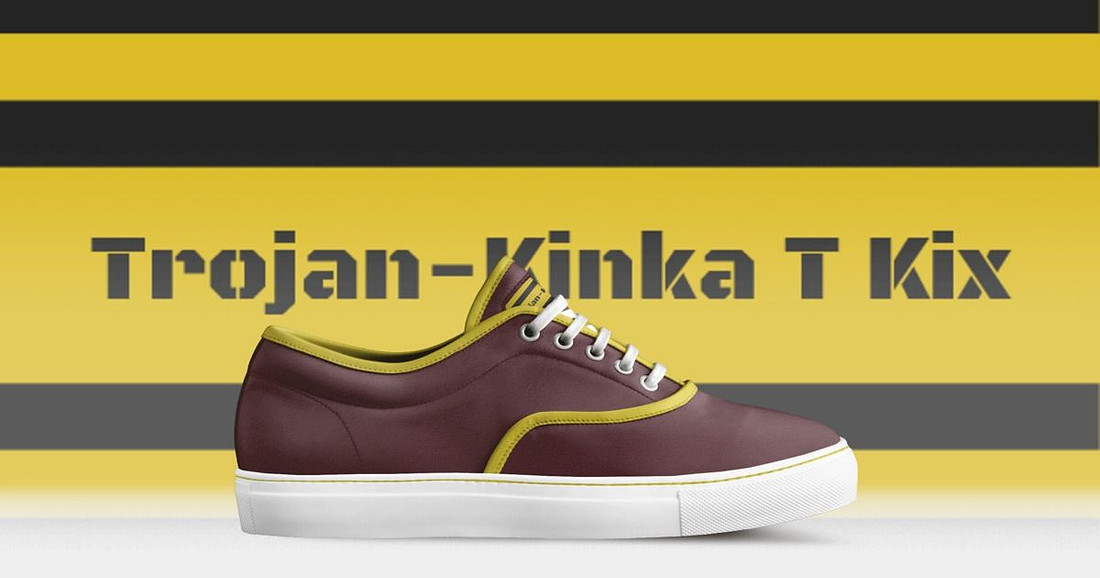 Trojan - Kinka T Kix original Italian leather shoe line.