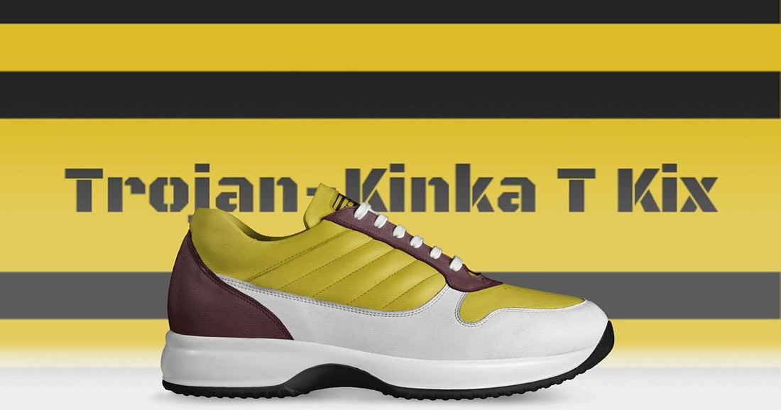 Trojan - Kinka T Kix original Italian leather shoe line.