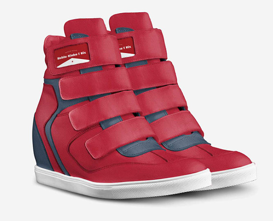 Velcro Wedge Sneakers