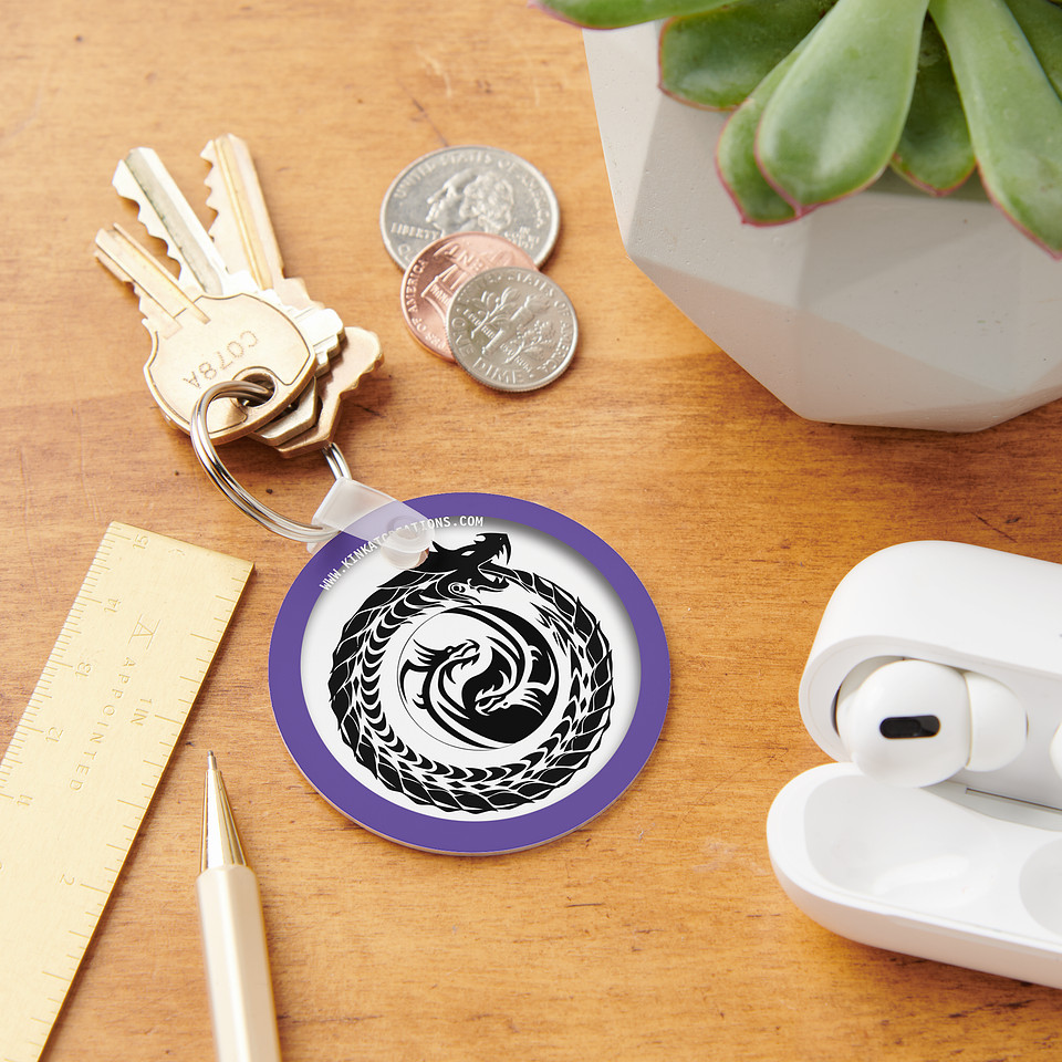 Balanced Dragons - Keychain [discounts on check out]
