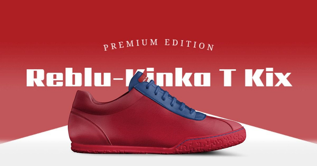 Kinka T Kix original Italian leather shoe line. - Reblu
