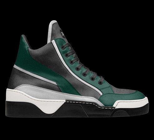 ($239) Elite Cut High Top Sneakers: 3AG73