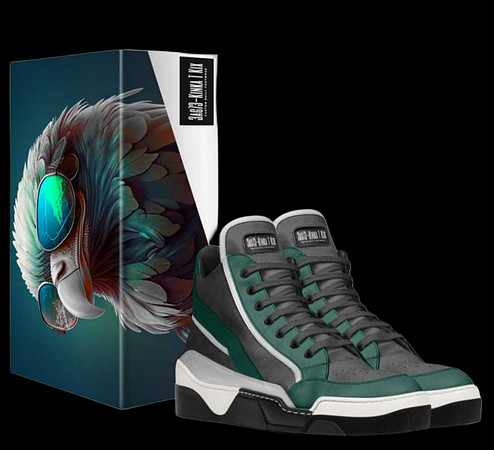 ($239) Elite Cut High Top Sneakers: 3AG73