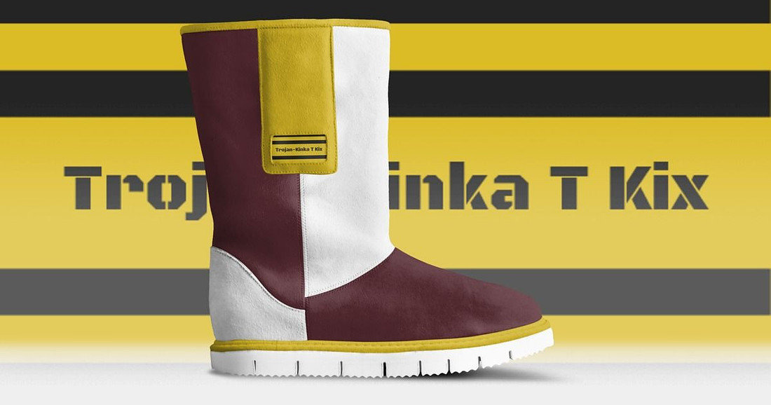 Trojan - Kinka T Kix original Italian leather shoe line.