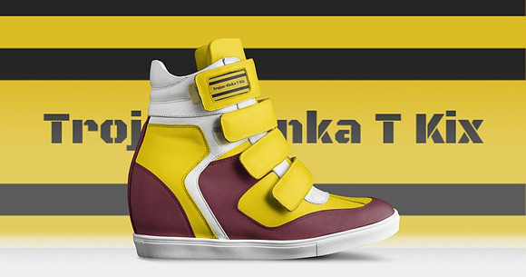 Trojan - Kinka T Kix original Italian leather shoe line.