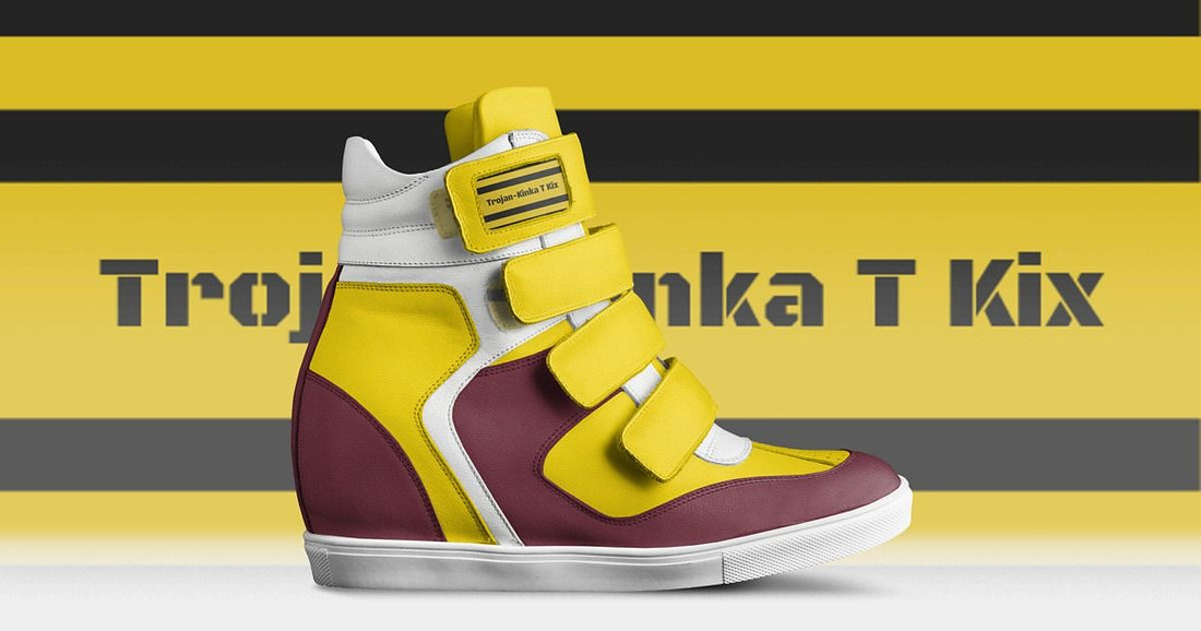 Trojan - Kinka T Kix original Italian leather shoe line.
