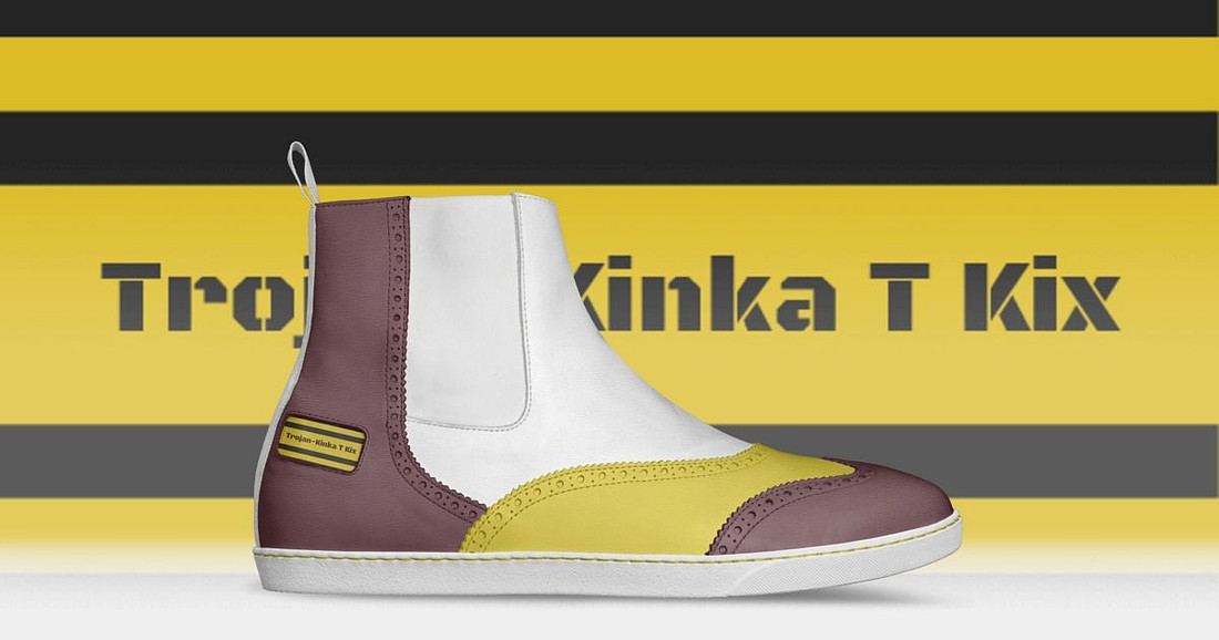 Trojan - Kinka T Kix original Italian leather shoe line.
