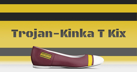 Trojan - Kinka T Kix original Italian leather shoe line.