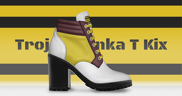 Trojan - Kinka T Kix original Italian leather shoe line.