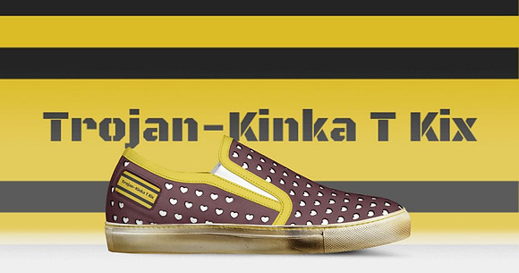 Trojan - Kinka T Kix original Italian leather shoe line.