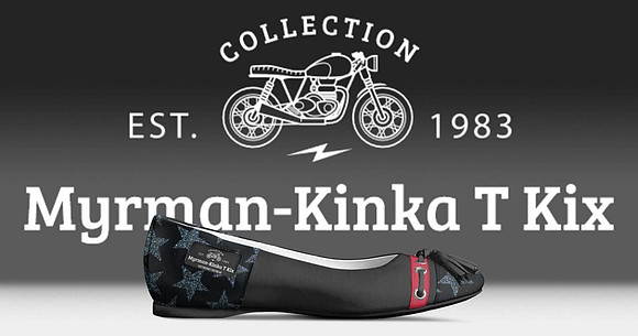 Myrman - Kinka T Kix original Italian leather shoe line.