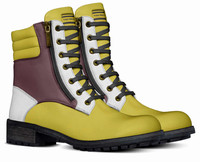 Zip Military Boots