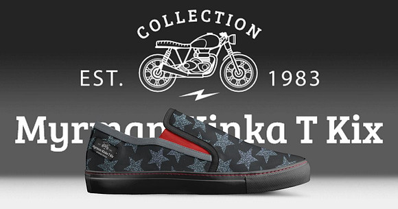 Myrman - Kinka T Kix original Italian leather shoe line.
