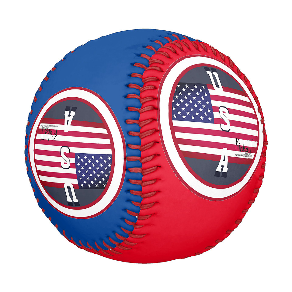 Baseball - U.S.A. Kinka T Creations