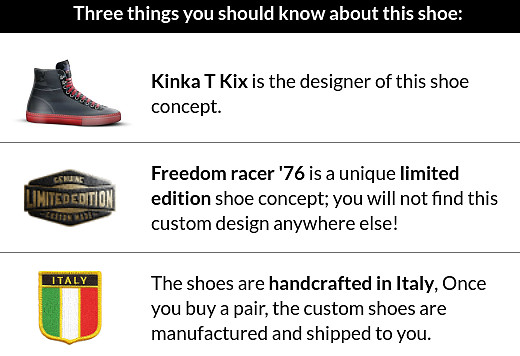 Polo Style High Tops: Freedom Racer '76