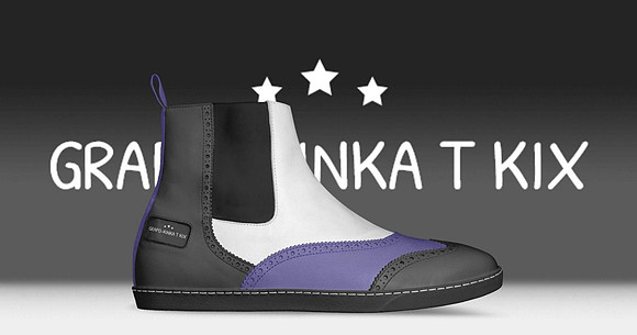 Grapo - Kinka T Kix original Italian leather shoe line.