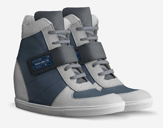 High Top Wedge Sneakers