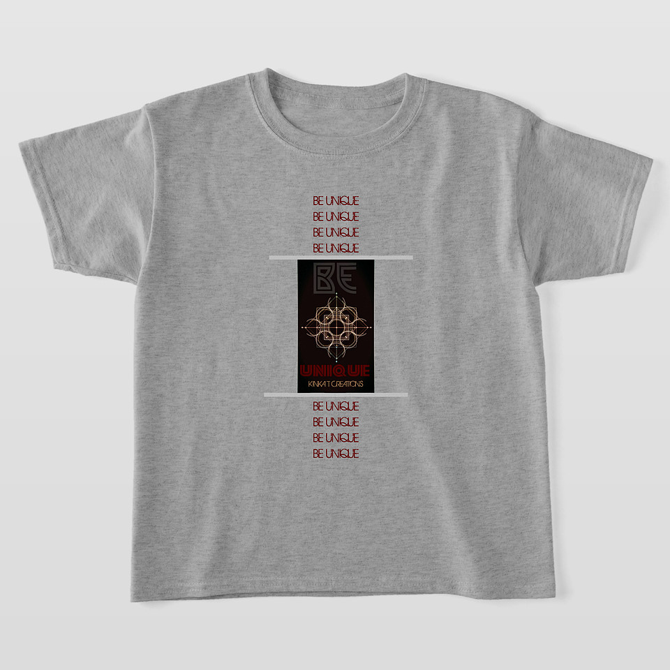 ($34.15) Kids Basic T-Shirt: Be Unique