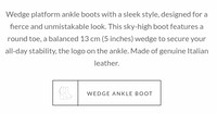 Wedge Ankle Boots - Myrman