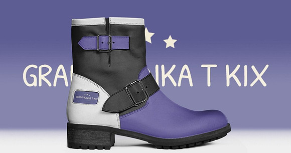 Grapo - Kinka T Kix original Italian leather shoe line.