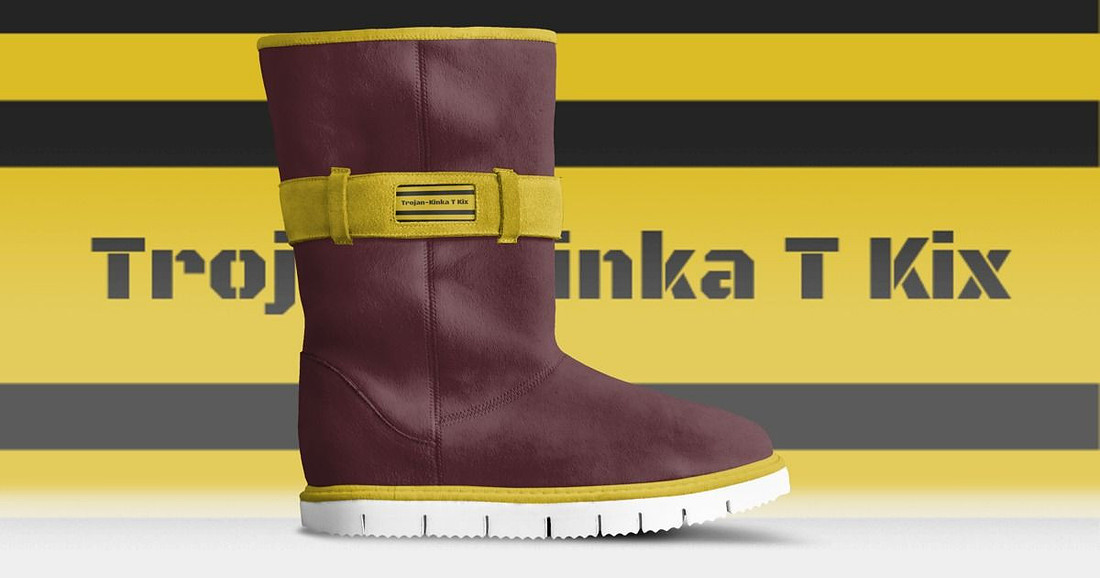 Trojan - Kinka T Kix original Italian leather shoe line.